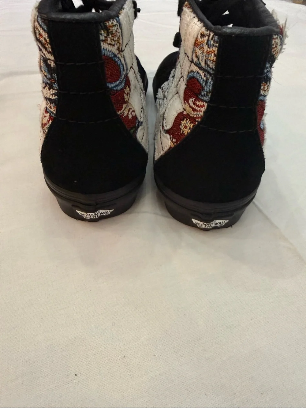 Vans SK-8 high Hazy Bones Black High-Top Sneakers with Multicolor Graphic Panel